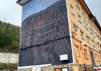 Grafiti de la Mina en Tremor de Arriba | Cómo se hizo