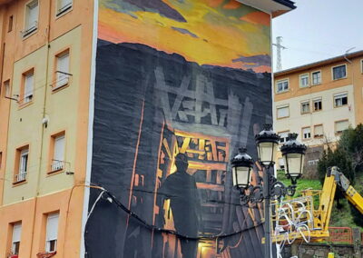Grafiti de la Mina en Tremor de Arriba | Ruta de los Grafitis en El Bierzo Alto